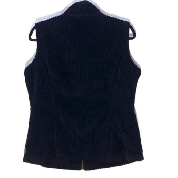 Woolrich Vest Women Wide Wale Corduroy Vest Zip Y - Picture 7 of 7